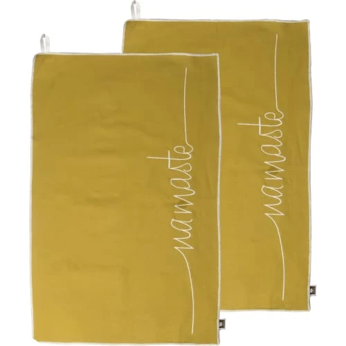 Febronie Tabliers Et Torchons Torchon (set De 2) En Coton 50x75 Jaune Zest 3 Febronie Tabliers Et Torchons Torchon (set De 2) En Coton 50x75 Jaune Zest – Image 3