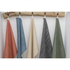 Febronie Tabliers Et Torchons Torchon (set De 2) En Coton 50x75 Noir -Tabliers et torchons Soldes torchon set de 2 en coton 50x75 noir 4