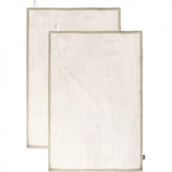 Febronie Tabliers Et Torchons Torchon (set De 2) En Coton 50x75 Sable -Tabliers et torchons Soldes torchon set de 2 en coton 50x75 sable 20