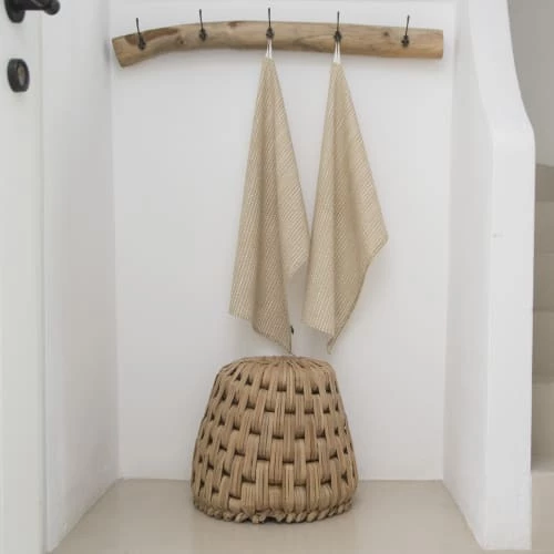 Febronie Tabliers Et Torchons Torchon (set De 2) En Coton 50x75 Sable 2 Febronie Tabliers Et Torchons Torchon (set De 2) En Coton 50x75 Sable – Image 2