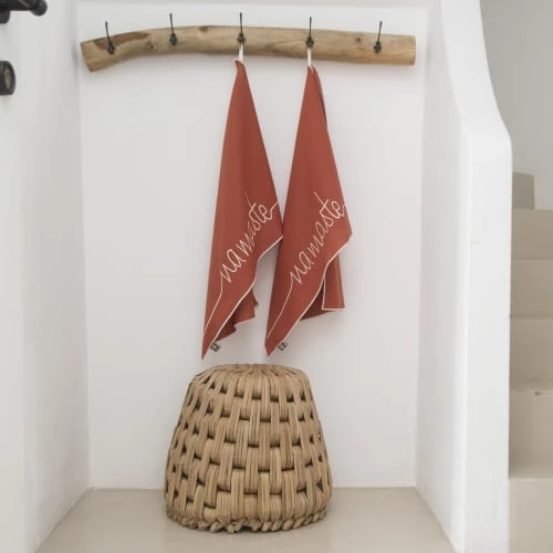 Febronie Tabliers Et Torchons Torchon (set De 2) En Coton 50x75 Terracotta 2 Febronie Tabliers Et Torchons Torchon (set De 2) En Coton 50x75 Terracotta – Image 2