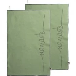 Febronie Tabliers Et Torchons Torchon (set De 2) En Coton 50x75 Vert Lichen -Tabliers et torchons Soldes torchon set de 2 en coton 50x75 vert lichen 12