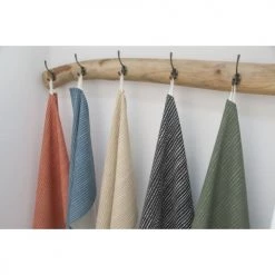 Febronie Tabliers Et Torchons Torchon (set De 2) En Coton 50x75 Vert Lichen -Tabliers et torchons Soldes torchon set de 2 en coton 50x75 vert lichen 5