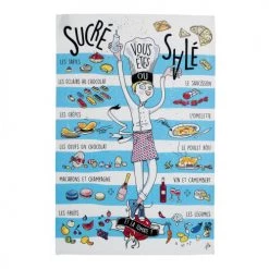 Winkler Tabliers Et Torchons Torchon Sucré Salé En Coton écru 48 X 72