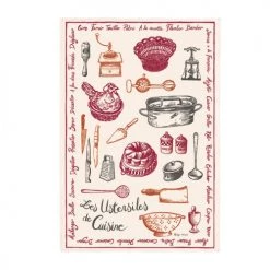 Winkler Tabliers Et Torchons Torchon Ustensiles De Cuisine En Coton écru 48 X 72