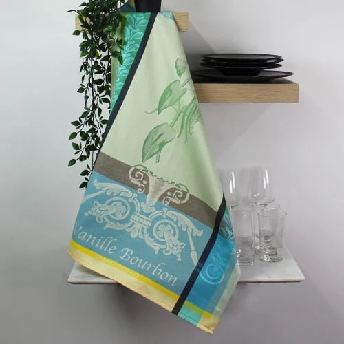 Garnier Thiebaut Tabliers Et Torchons Torchon Vert 56x77 2 Garnier Thiebaut Tabliers Et Torchons Torchon Vert 56x77 – Image 2