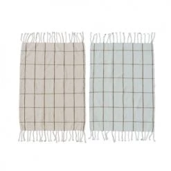 OYOY Living Design Tabliers Et Torchons Torchon Vert En Coton Biologique H50x70cm