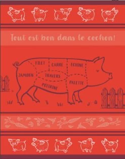 Sud Etoffe Tabliers Et Torchons Torchons En Coton Bleu 50x70